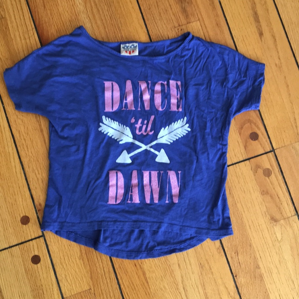 Junk Food Dance Til Dawn Girls T shirt Casual top